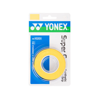 YONEX AC102EX 3 SUPER GRAP YELLOW
