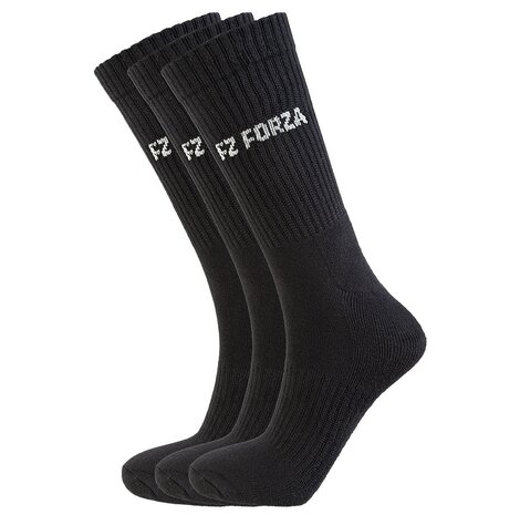 Forza Comfort Sock Long 3 Pack, Black